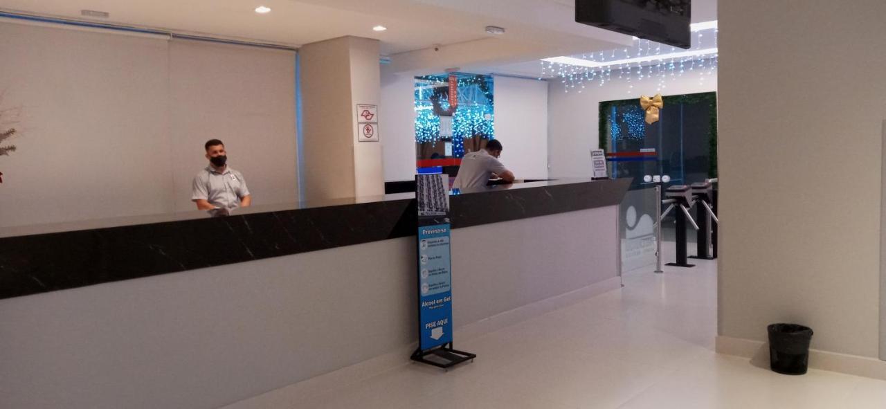 Apartamento Tipo Flat Palladium Service São Vicente Buitenkant foto