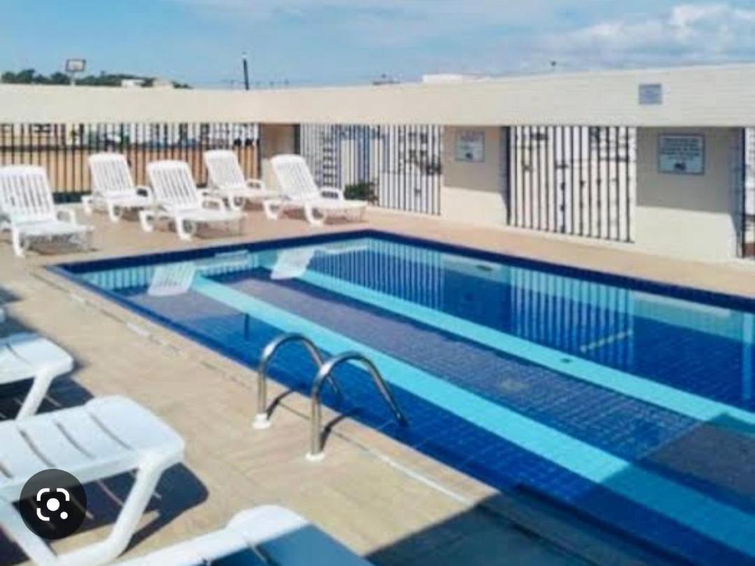 Apartamento Tipo Flat Palladium Service São Vicente Buitenkant foto